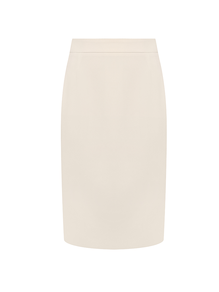 Simple Slim Fit Midi Skirt