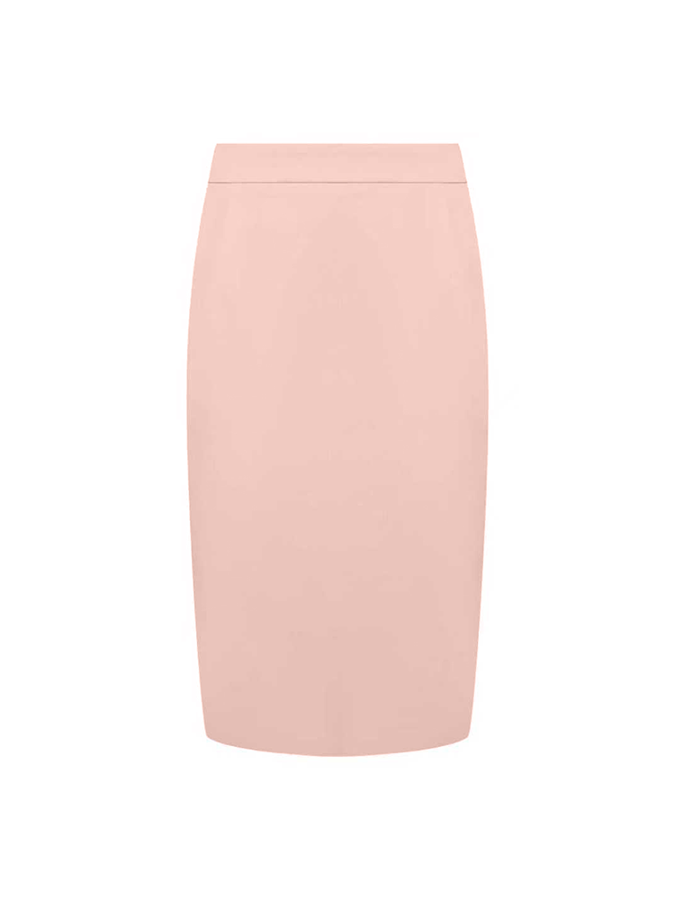 Simple Slim Fit Midi Skirt