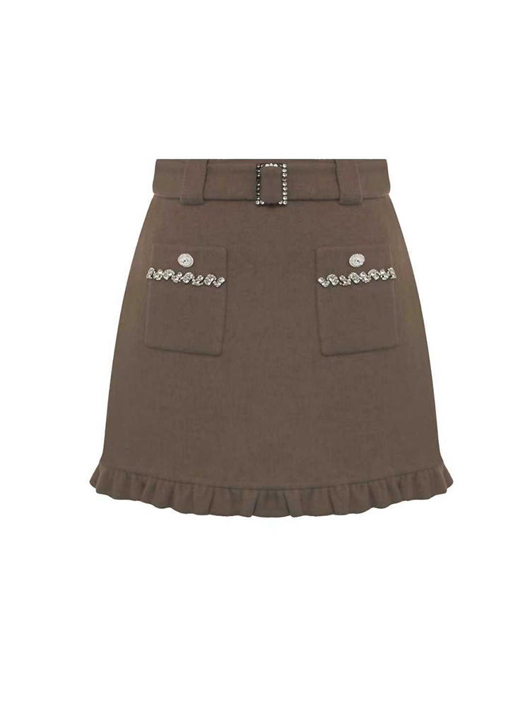 Wool Blend Shorts