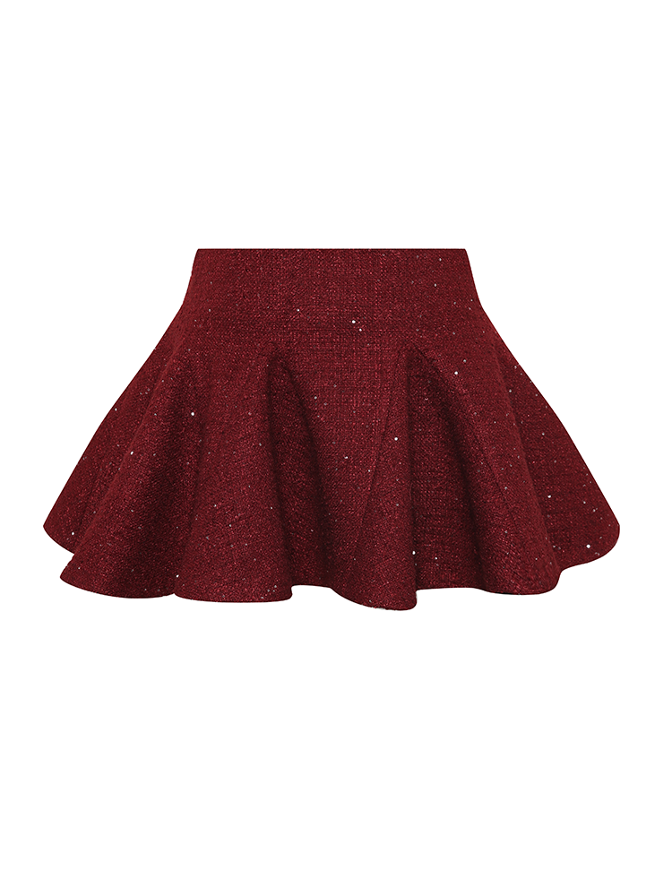 Wave A-line Mini Skirt