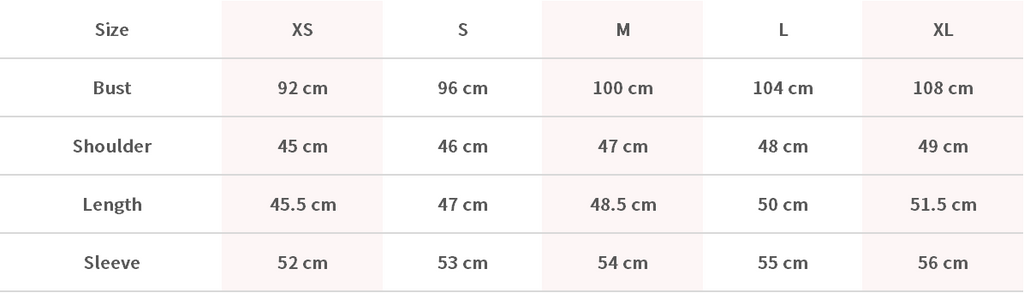 Size Chart Image