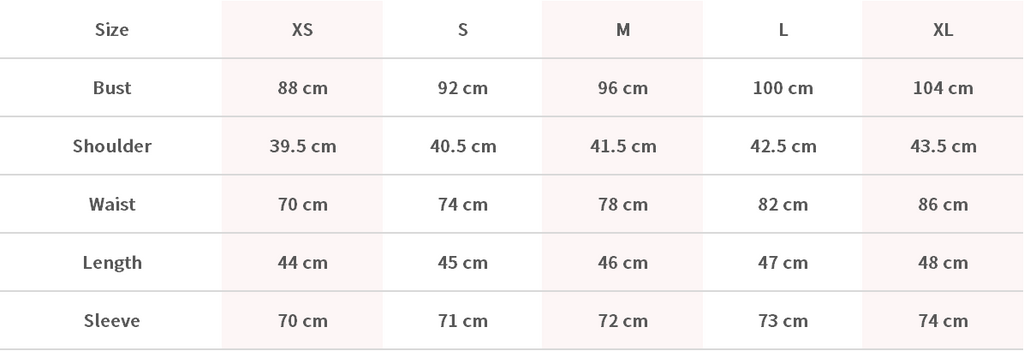 Size Chart Image