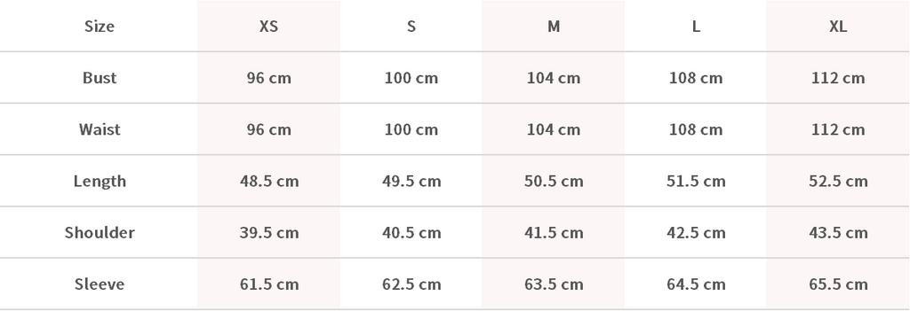 Size Chart Image