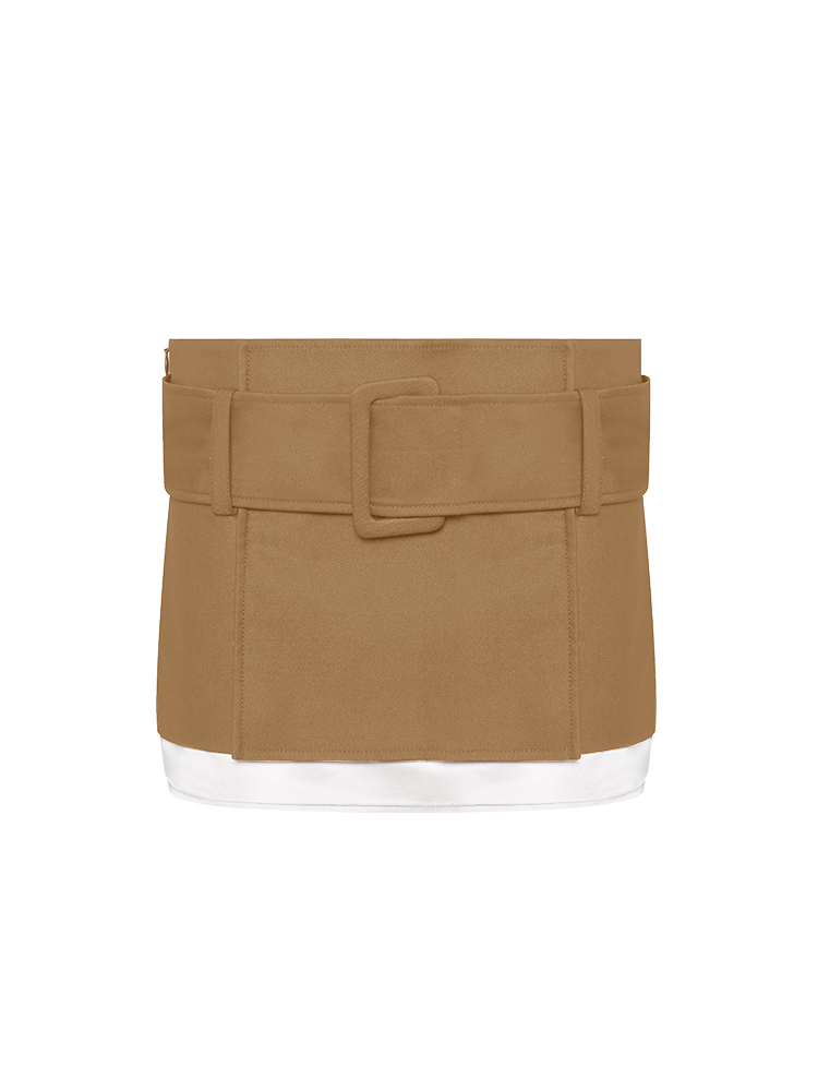 Belt Mini Skirt