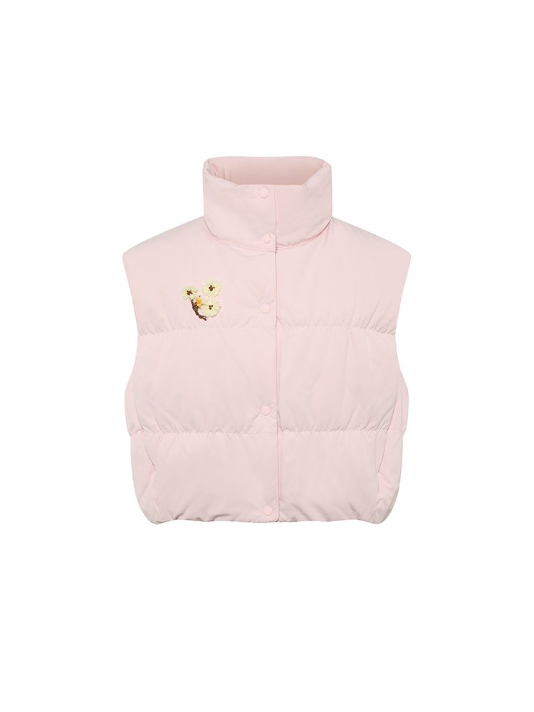 Pink Down Vest