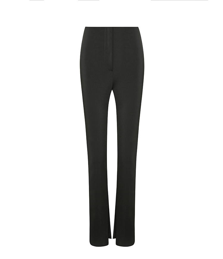 Stretch High Waist Casual Flared Trousers