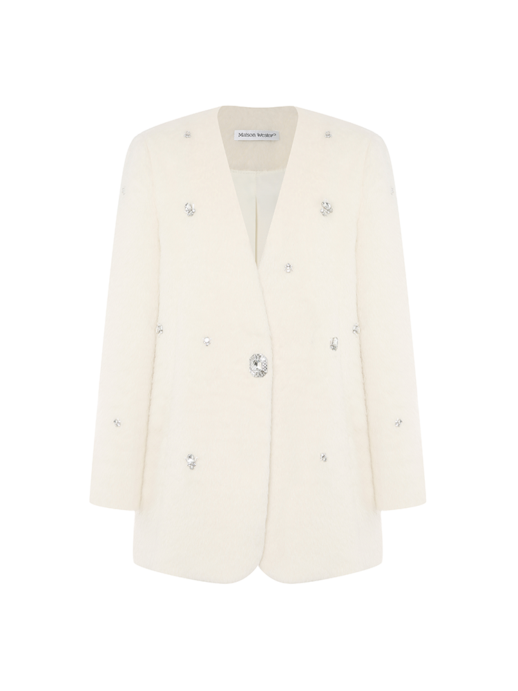 Off-White Fleece Blazer