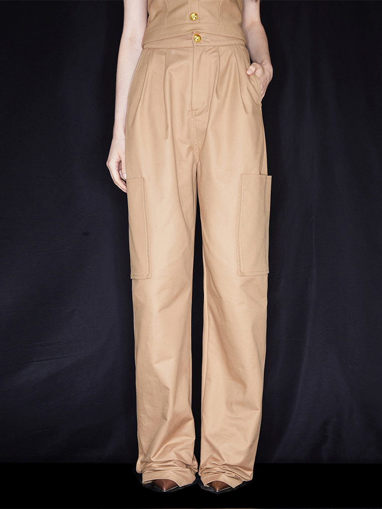 High Waist Wide Leg Pants