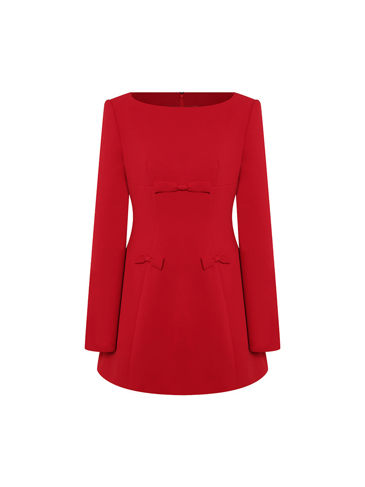 French Sweet Waist Tailored Blazer Dress