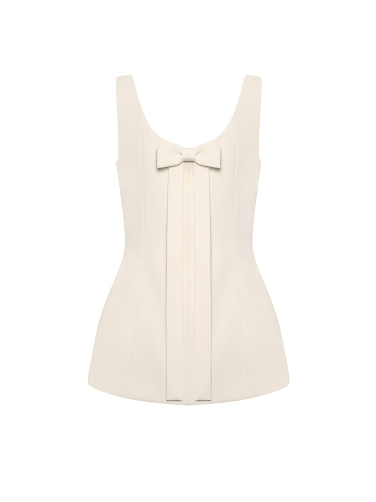 Apricot Camisole Top with Gold Buttons