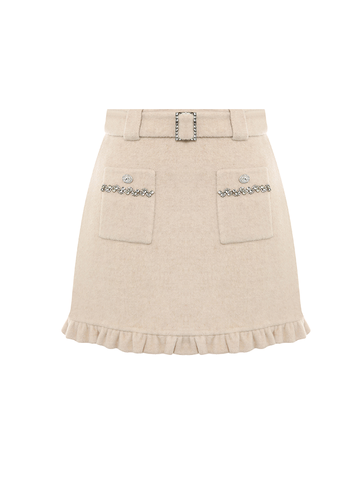 Wool Blend Shorts