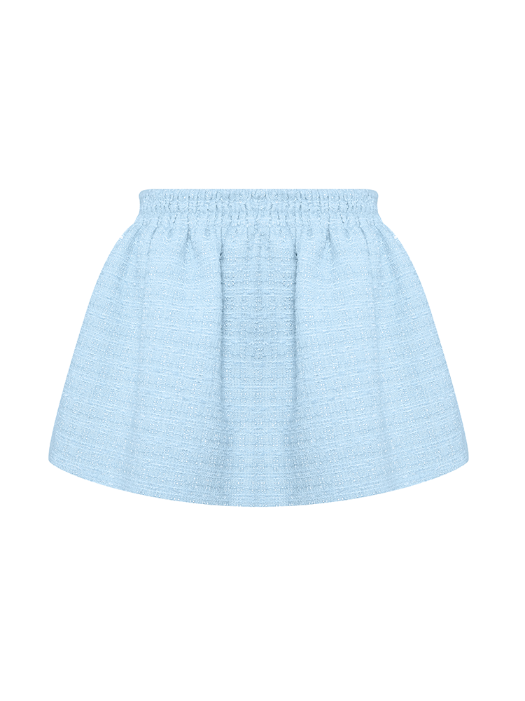 Blue Bud Midi Skirt