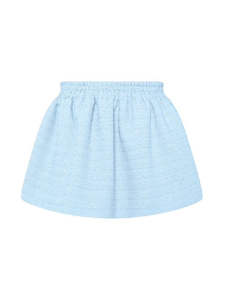 Blue Bud Midi Skirt
