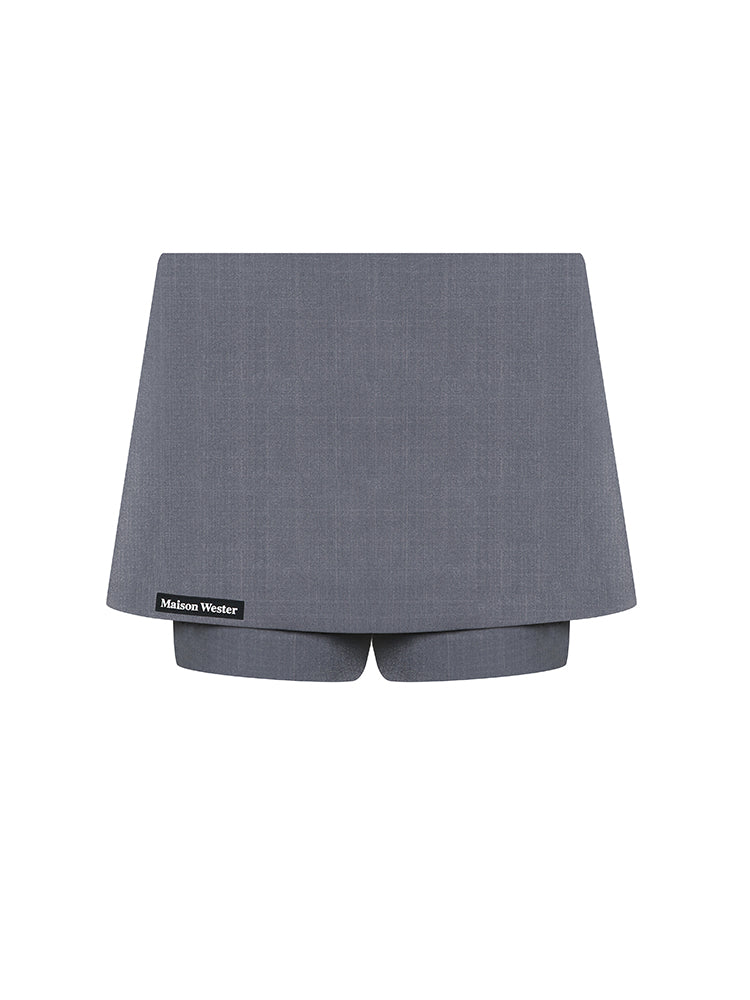 Wool Blend Shorts