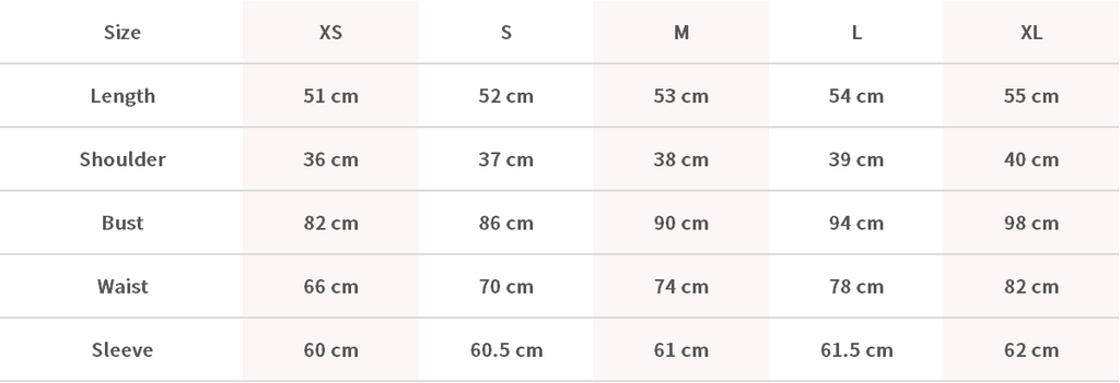 Size Chart Image