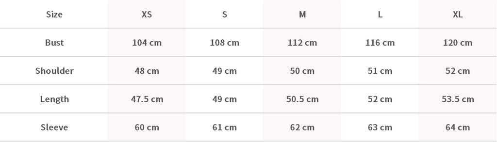 Size Chart Image