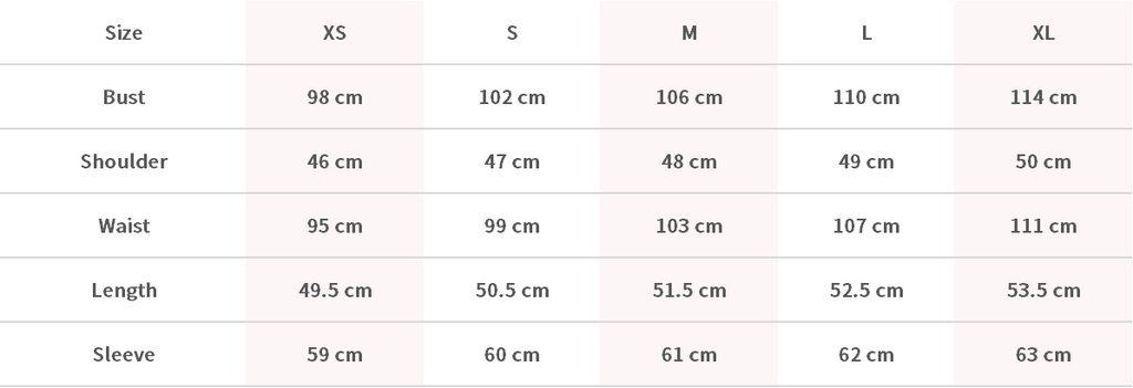 Size Chart Image