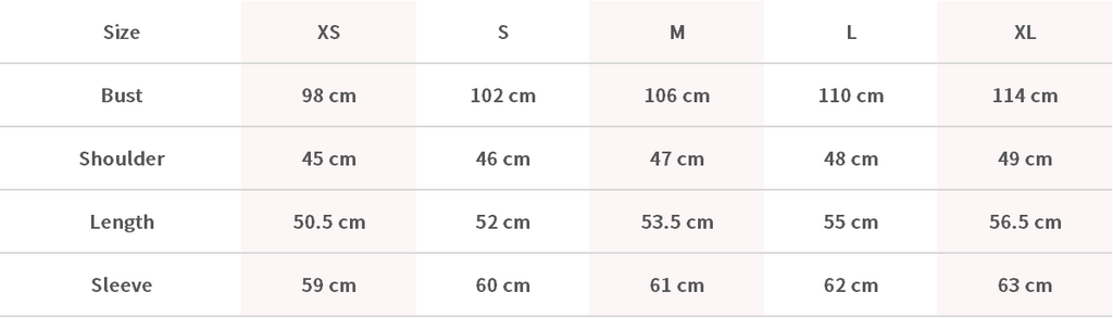 Size Chart Image