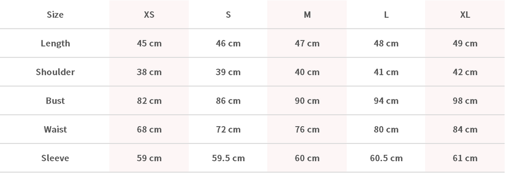 Size Chart Image