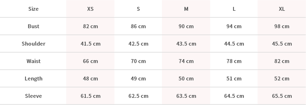 Size Chart Image