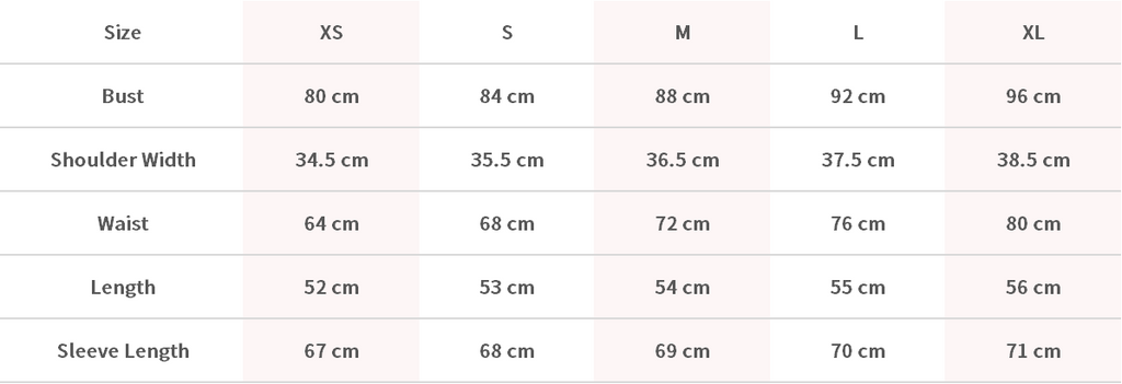 Size Chart Image