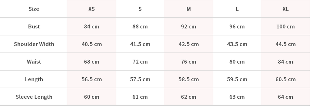 Size Chart Image