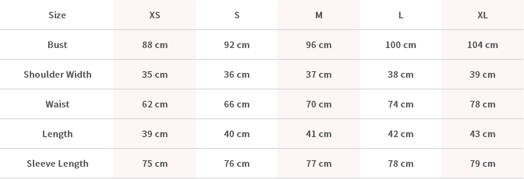 Size Chart Image