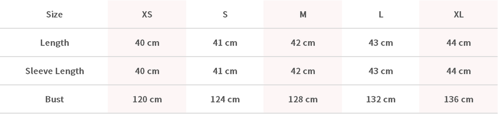 Size Chart Image