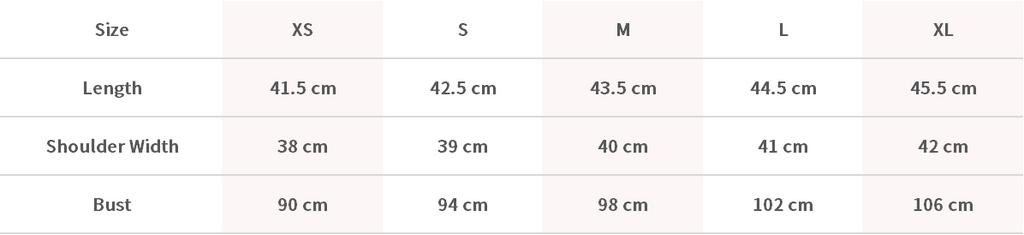 Size Chart Image