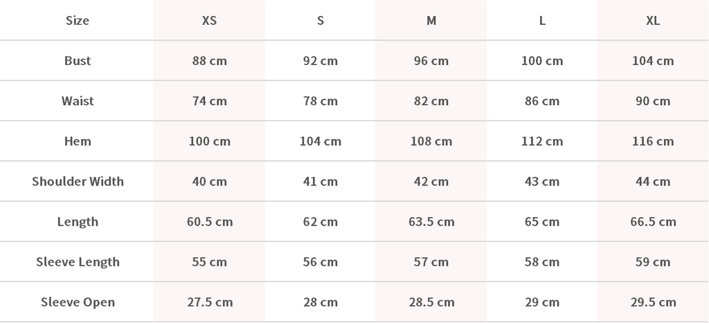 Size Chart Image