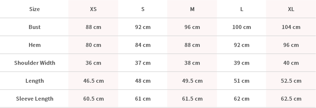 Size Chart Image