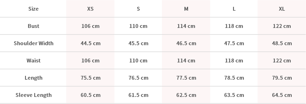 Size Chart Image