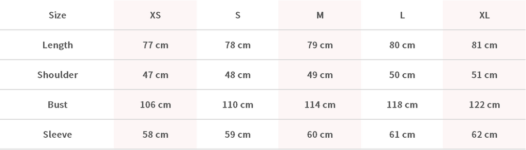 Size Chart Image